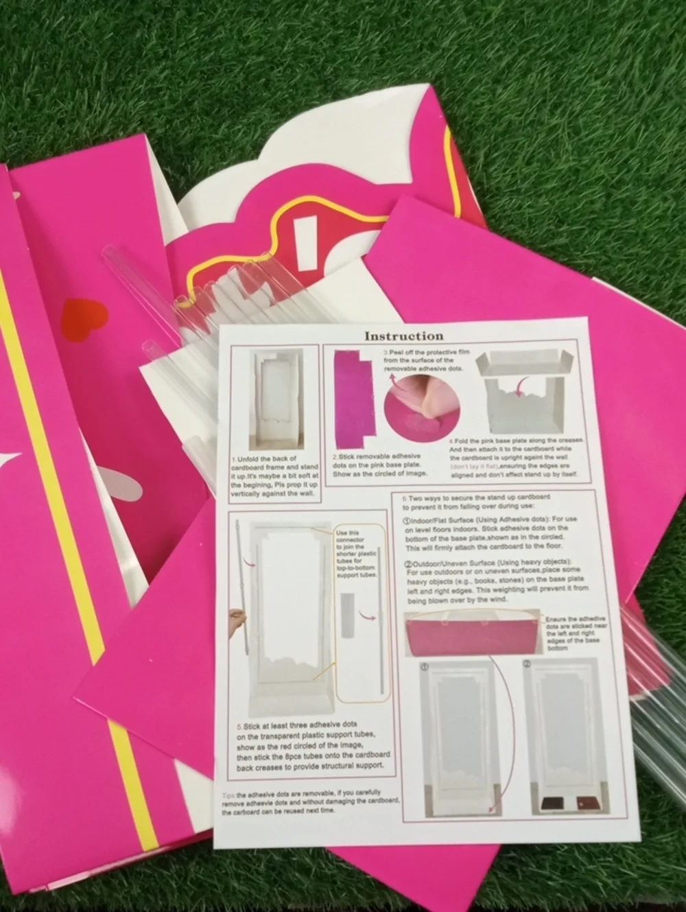 💩🍒 Let's Go Party Pink Party Photo Booth Frame Prop
